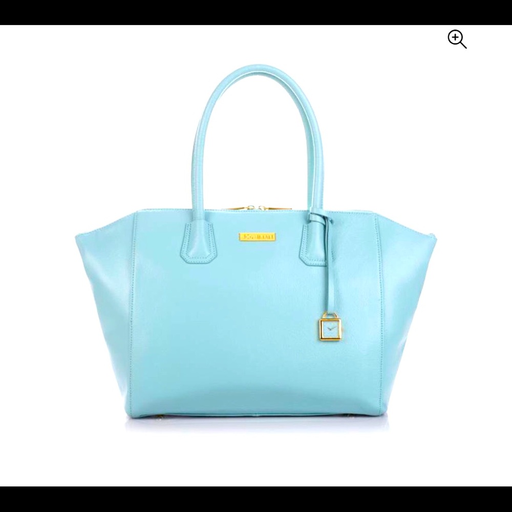 New Joy Mangano genuine leather satchel